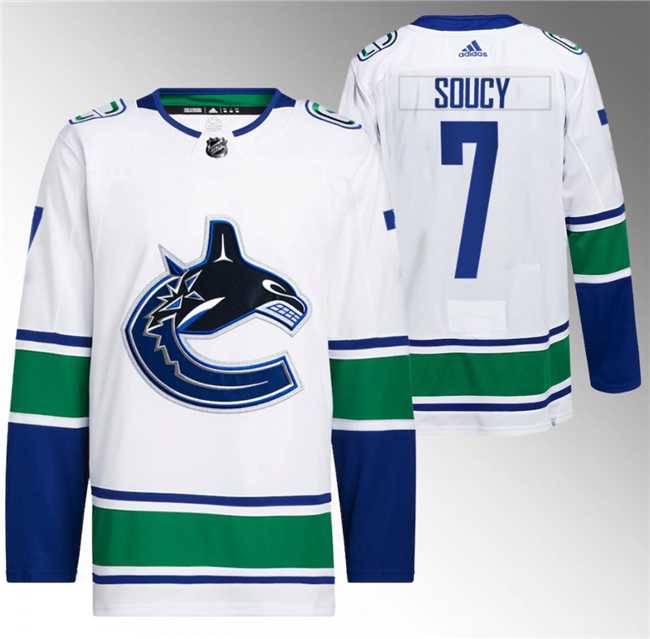 Men's Vancouver Canucks #7 Carson Soucy White Stitched Jersey,We sell and wholesale Men's Vancouver Canucks #7 Carson Soucy White Stitched Jersey on line form chian!